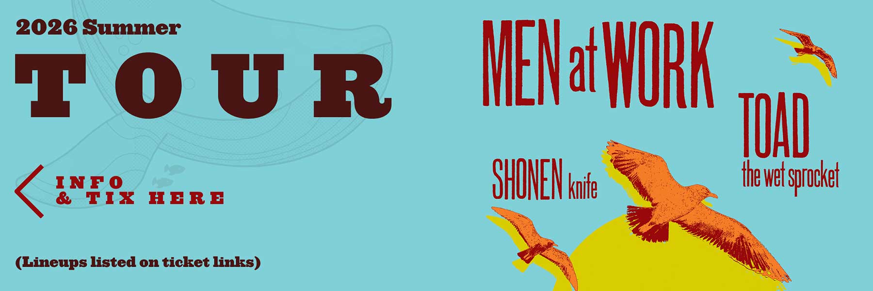 Toad the Wet Sprocket and Men at Work Summer Tour